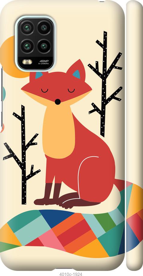 Чехол на Xiaomi Mi 10 Lite Rainbow fox