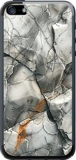 Чехол на iPhone SE Серый мрамор