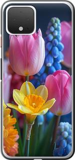 Чехол на Google Pixel 4 Весенние цветы