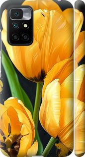 Чехол на Xiaomi Redmi 10 Желтые тюльпаны
