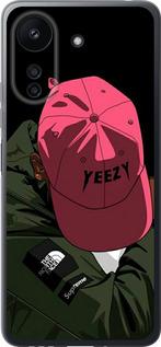 Чехол на Xiaomi Redmi 13C logo de yeezy