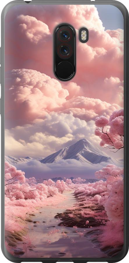 Чехол на Xiaomi Pocophone F1 Розовые облака