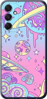 Чехол на Samsung Galaxy M34 5G Розовая галактика