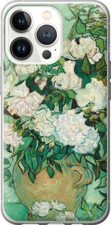 Чехол на iPhone 13 Pro Винсент Ван Гог. Ваза с розами