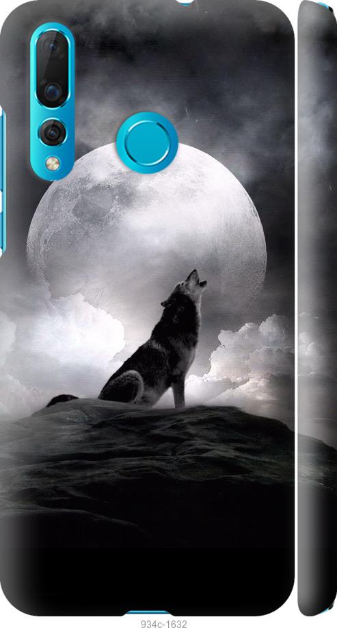 Чехол на Huawei Nova 4 Воющий волк