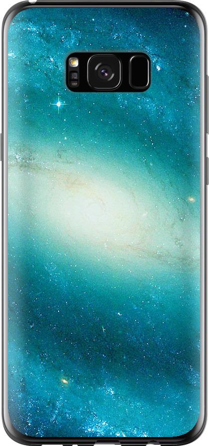 Чехол на Samsung Galaxy S8 Plus Голубая галактика