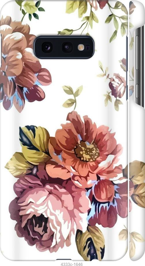 Чехол на Samsung Galaxy S10e Vintage flowers