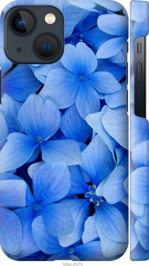 Чехол на iPhone 13 Mini Синие цветы