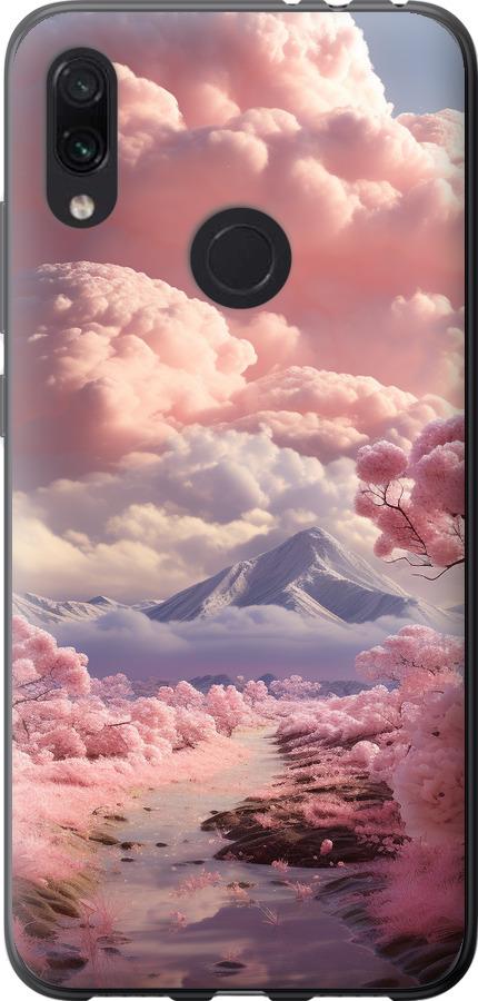 Чехол на Xiaomi Redmi Note 7 Розовые облака