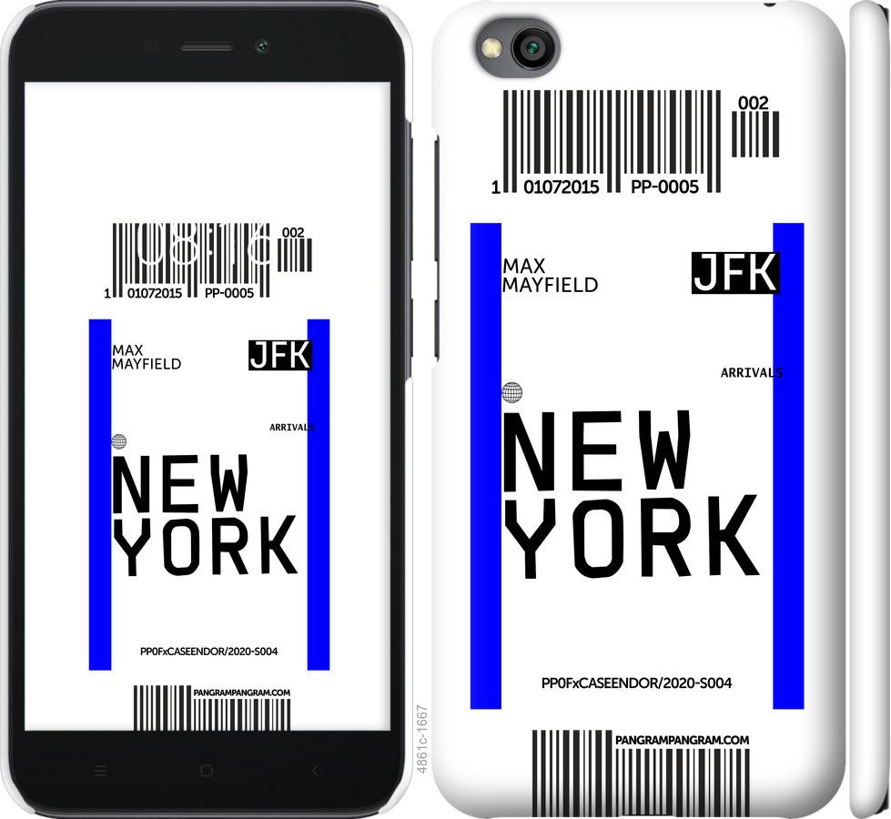 Чехол на Xiaomi Redmi Go New York