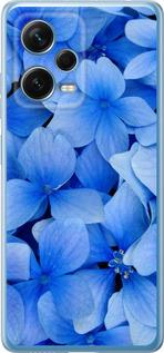 Чехол на Xiaomi Redmi Note 12 Pro+ 5G Синие цветы