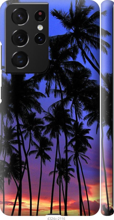 Чехол на Samsung Galaxy S21 Ultra (5G) Пальмы