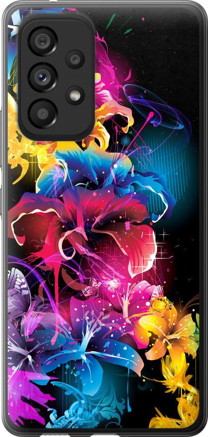 Чехол на Samsung Galaxy A53 A536E Абстрактные цветы