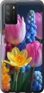 Чехол на Xiaomi Poco M3 Весенние цветы