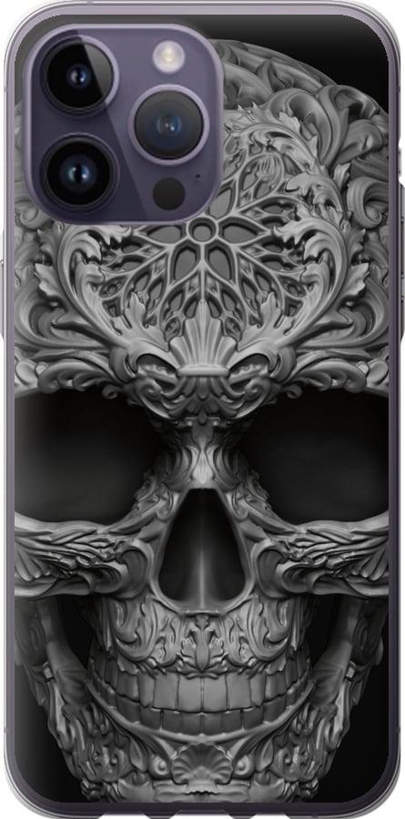 Чехол на iPhone 14 Pro Max skull-ornament