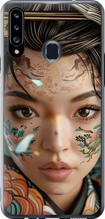 Чехол на Samsung Galaxy A20s A207F Взгляд души самурая