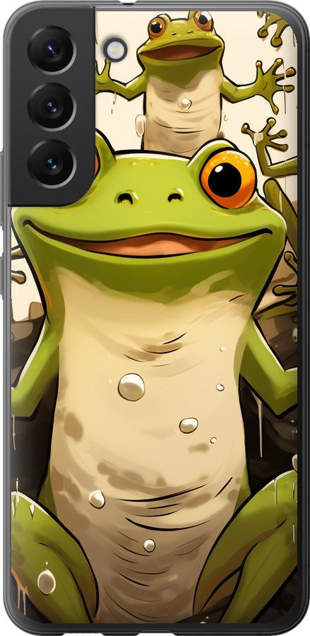 Чехол на Samsung Galaxy S22 Plus Веселая жаба