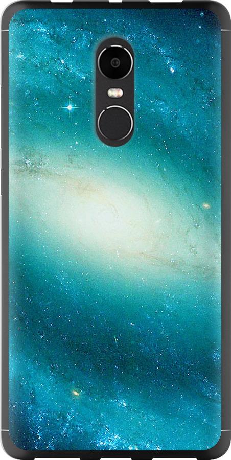 Чехол на Xiaomi Redmi Note 4X Голубая галактика