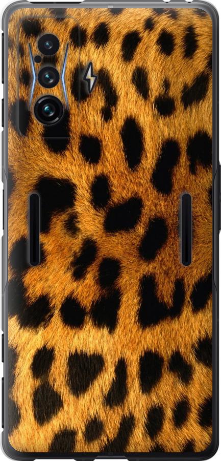 Чехол на Xiaomi Poco F4 GT Шкура леопарда
