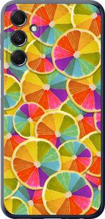 Чехол на Samsung Galaxy M34 5G Разноцветные дольки лимона