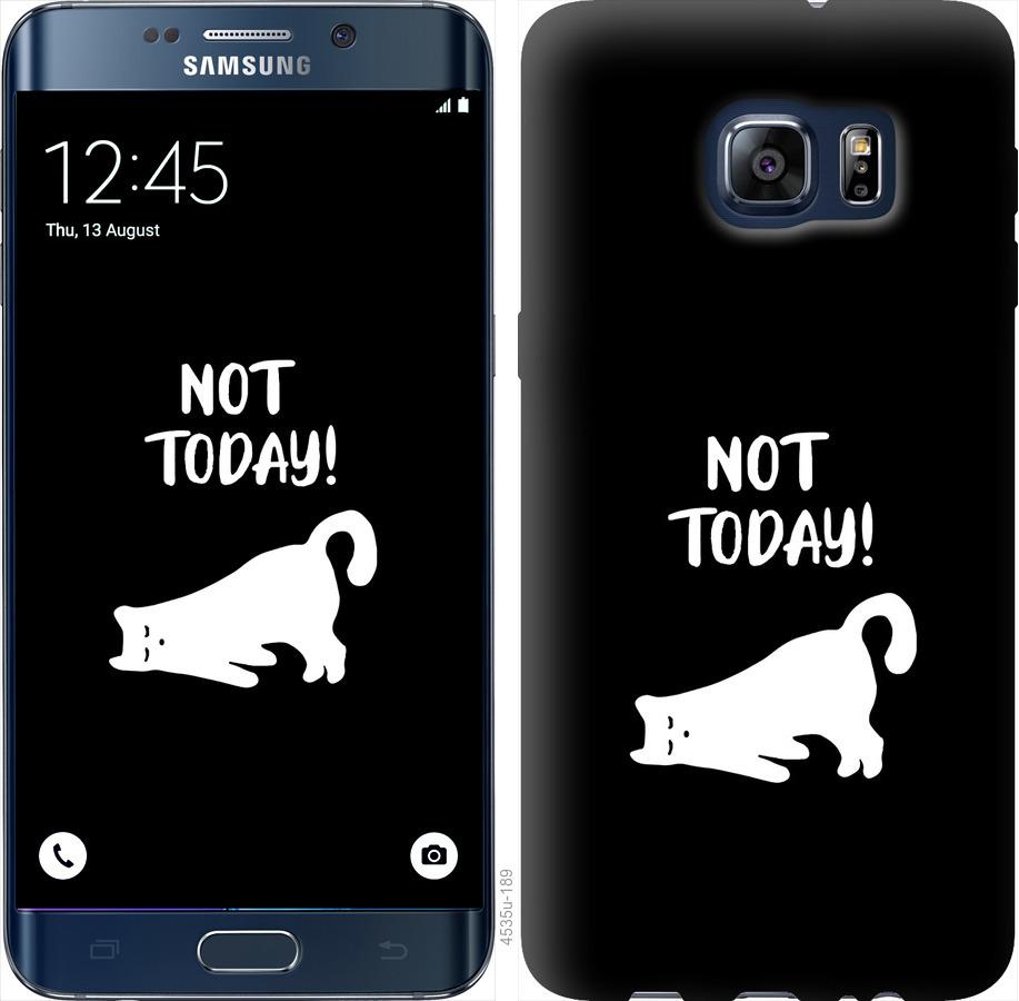 Чехол на Samsung Galaxy S6 Edge Plus G928 Уставший кот