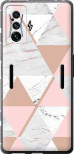 Чехол на Xiaomi Poco F4 GT Мраморная симметрия