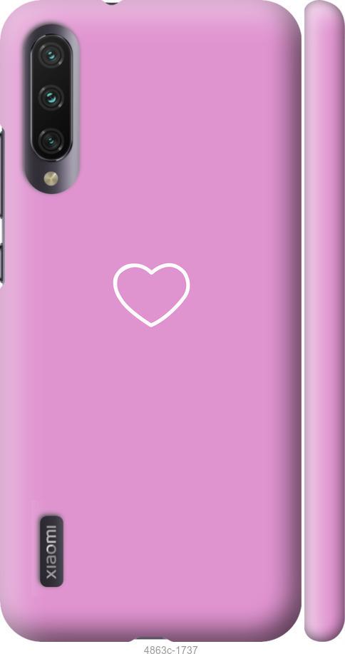 Чехол на Xiaomi Mi A3 Сердце 2