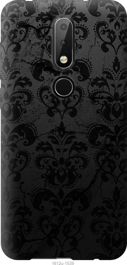 Чехол на Nokia 6.1 Plus узор черный
