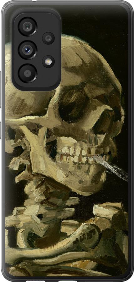Чехол на Samsung Galaxy A53 A536E Винсент Ван Гог. Череп