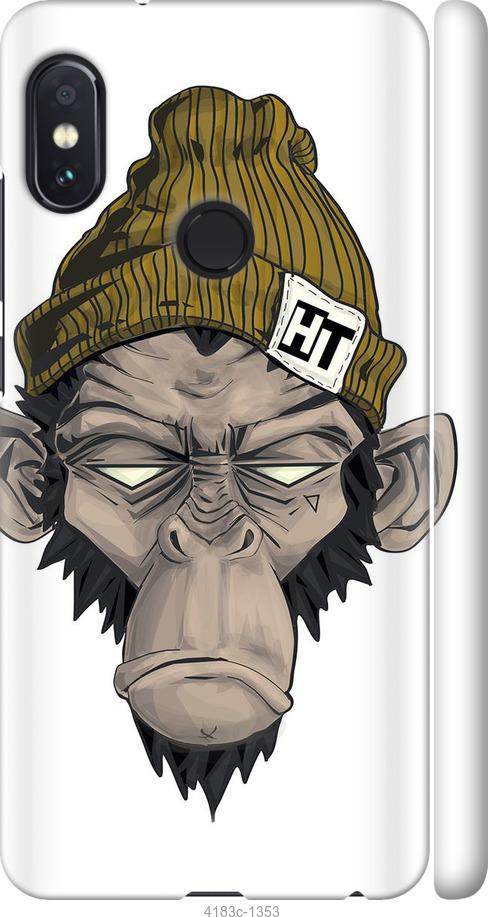 Чехол на Xiaomi Redmi Note 5 Обезьяна в шапке