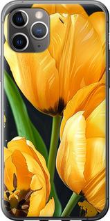 Чехол на iPhone 11 Pro Max Желтые тюльпаны