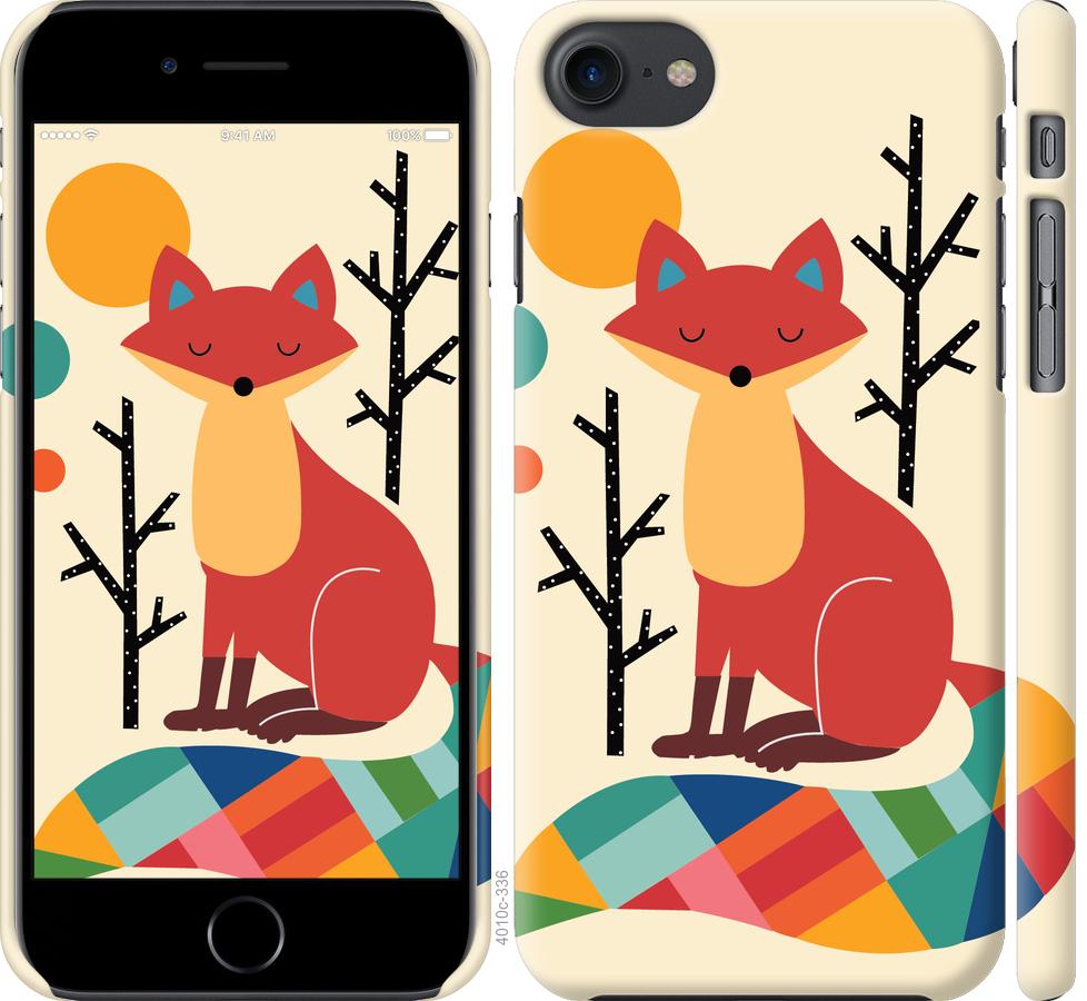 Чехол на iPhone 7 Rainbow fox