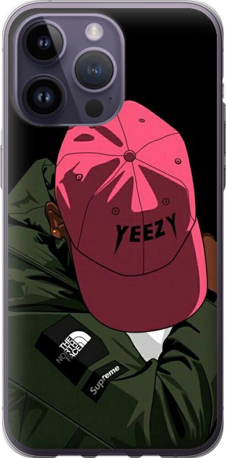 Чехол на iPhone 14 Pro Max logo de yeezy