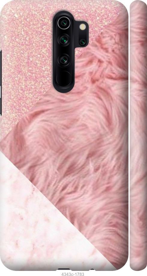 Чехол на Xiaomi Redmi Note 8 Pro Розовые текстуры