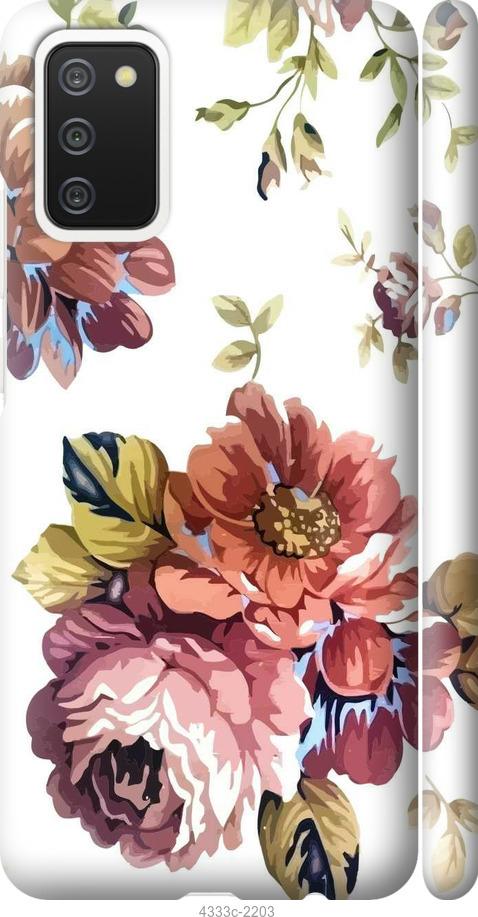 Чехол на Samsung Galaxy A02s A025F Vintage flowers