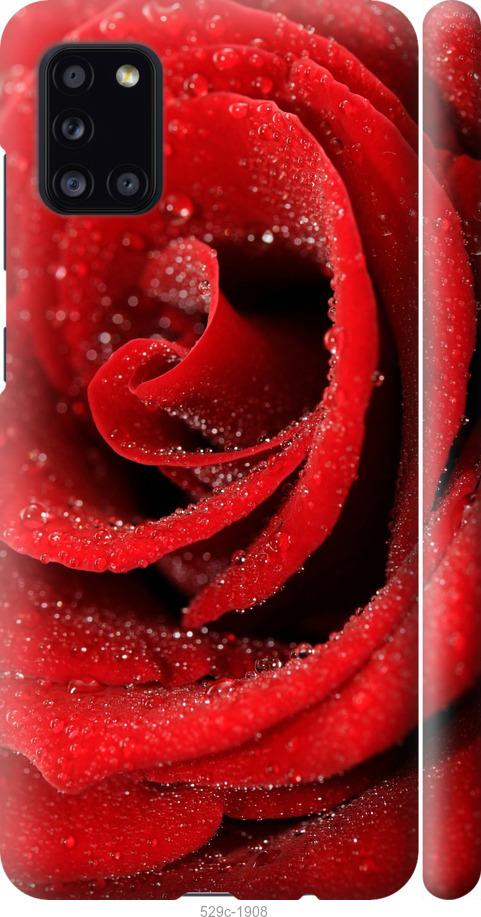 Чехол на Samsung Galaxy A31 A315F Красная роза