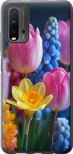 Чехол на Xiaomi Redmi 9T Весенние цветы