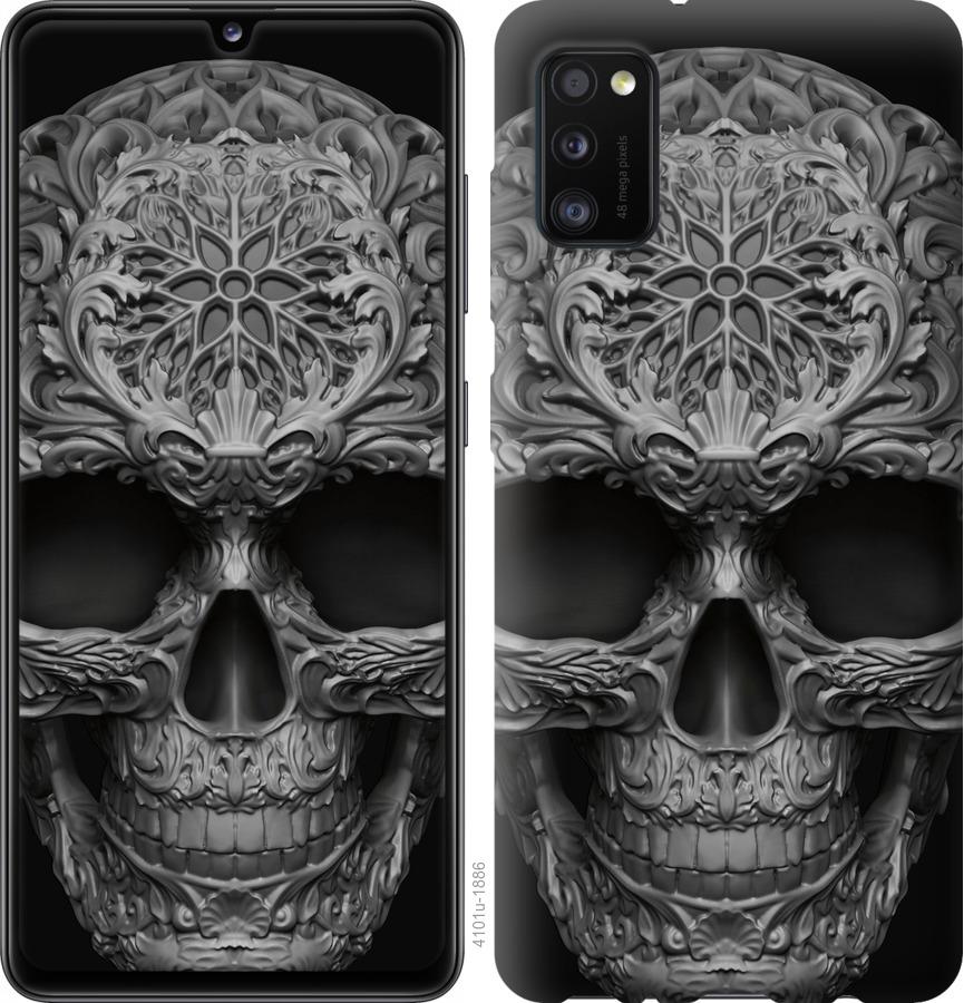 Чехол на Samsung Galaxy A41 A415F skull-ornament
