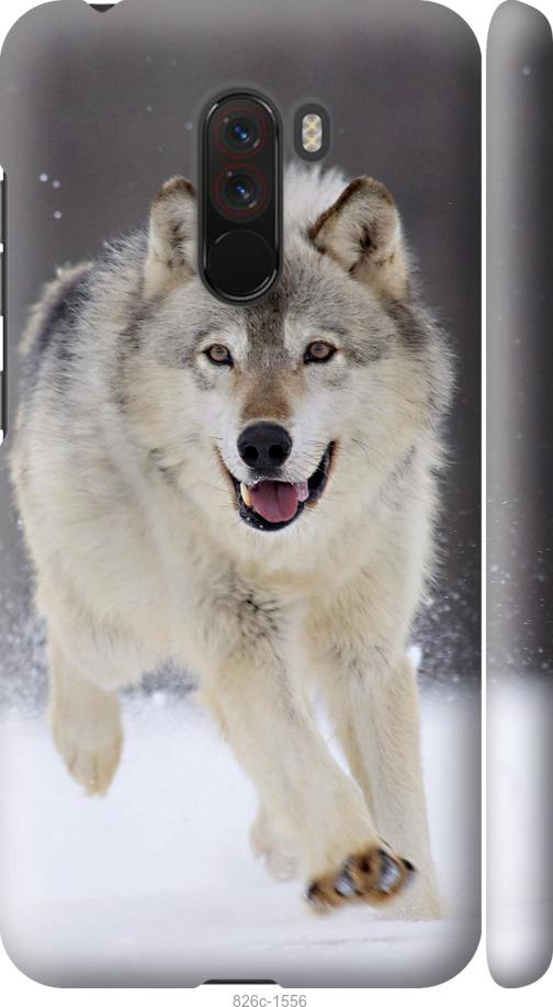Чехол на Xiaomi Pocophone F1 Бегущий волк