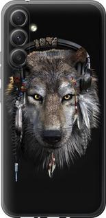 Чехол на Samsung Galaxy A34 A346E Волк-меломан