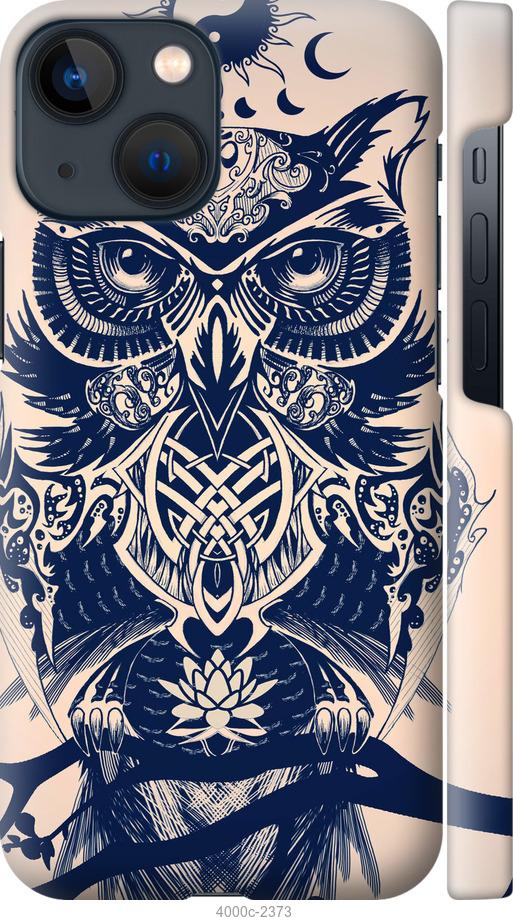 Чехол на iPhone 13 Mini Узорчатая сова