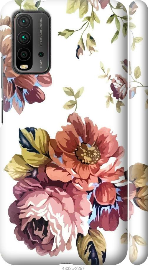 Чехол на Xiaomi Redmi 9T Vintage flowers