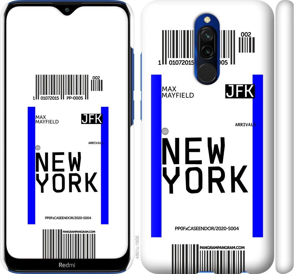 Чехол на Xiaomi Redmi 8 New York