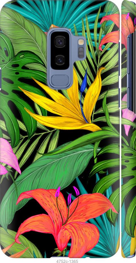 Чехол на Samsung Galaxy S9 Plus Тропические листья 1