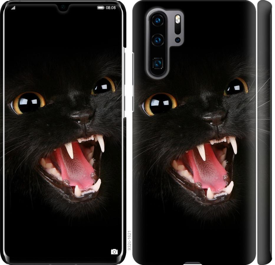 Чехол на Huawei P30 Pro Чёрная кошка