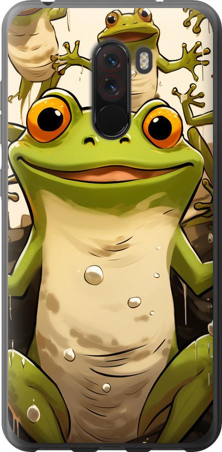 Чехол на Xiaomi Pocophone F1 Веселая жаба