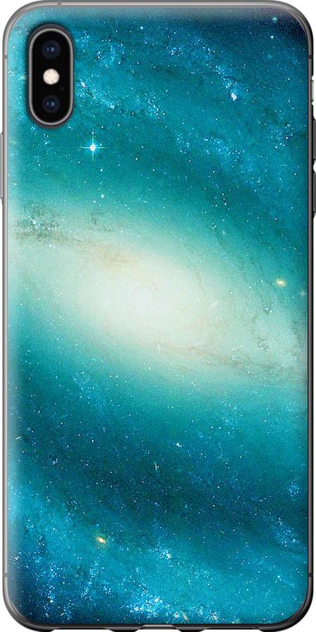 Чехол на iPhone XS Max Голубая галактика