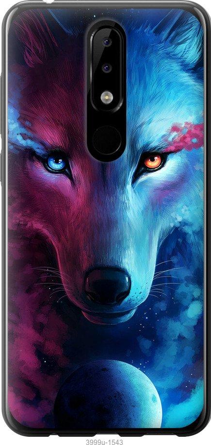 Чехол на Nokia 5.1 Plus Арт-волк