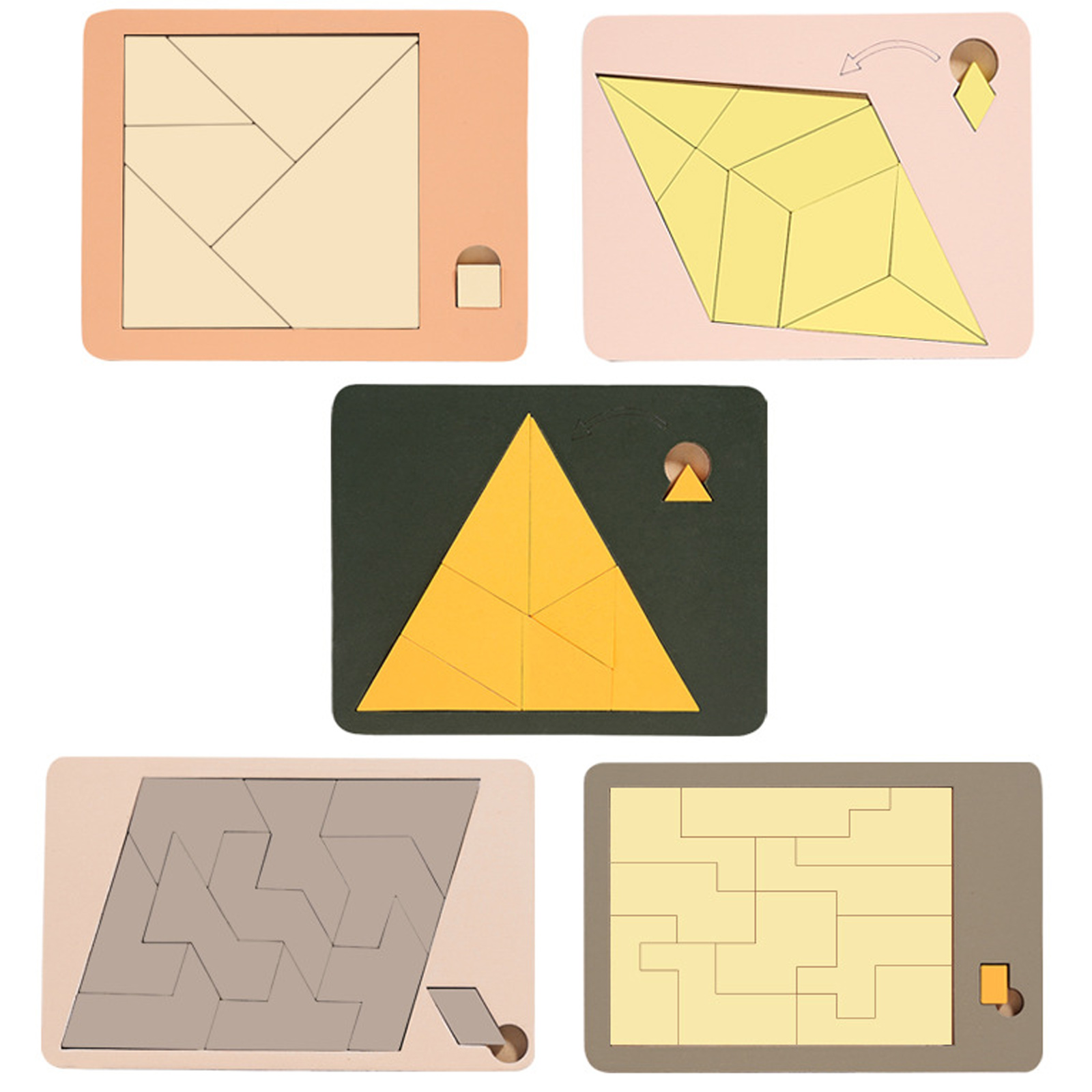 Детская интерактивная головоломка Ummi Wooden Puzzle (Random Application)