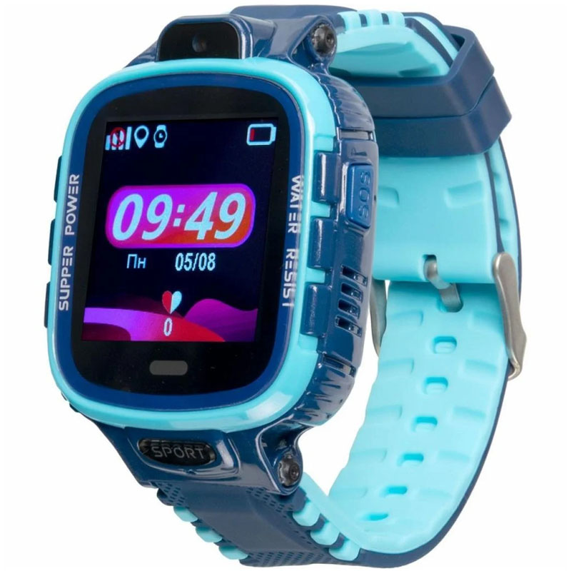 Детские cмарт-часы с GPS трекером Gelius Pro GP-PK001 (Синий)